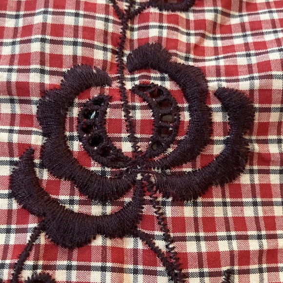 Madewell Embroidered Bubble-Sleeve Midi Dress Size 4 - Picture 13 of 17